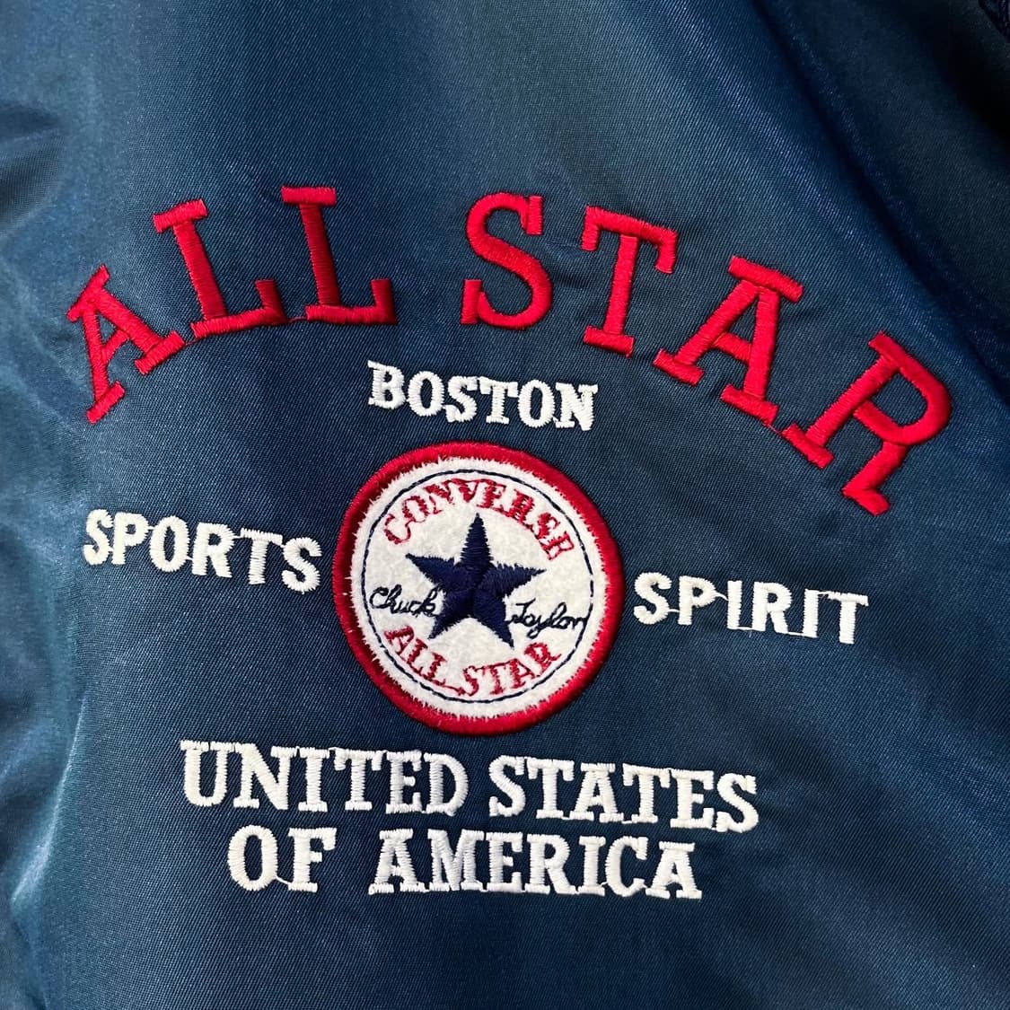 컨버스 90s 제팬 올스타 네이비 샤틴블루종 자켓 상품이미지5