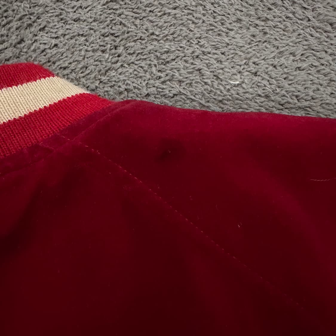 Jpn 일본 빈티지 모던보이스 벨벳 자수 스카잔 자켓 상품이미지7