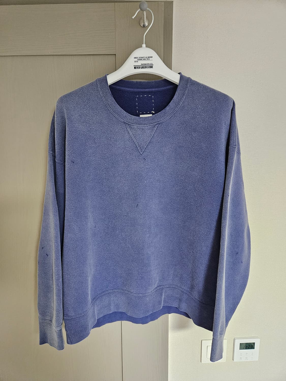 visvim 비즈빔 24aw 점보SB스웻 크래쉬 2사이즈 네이비 상품이미지1