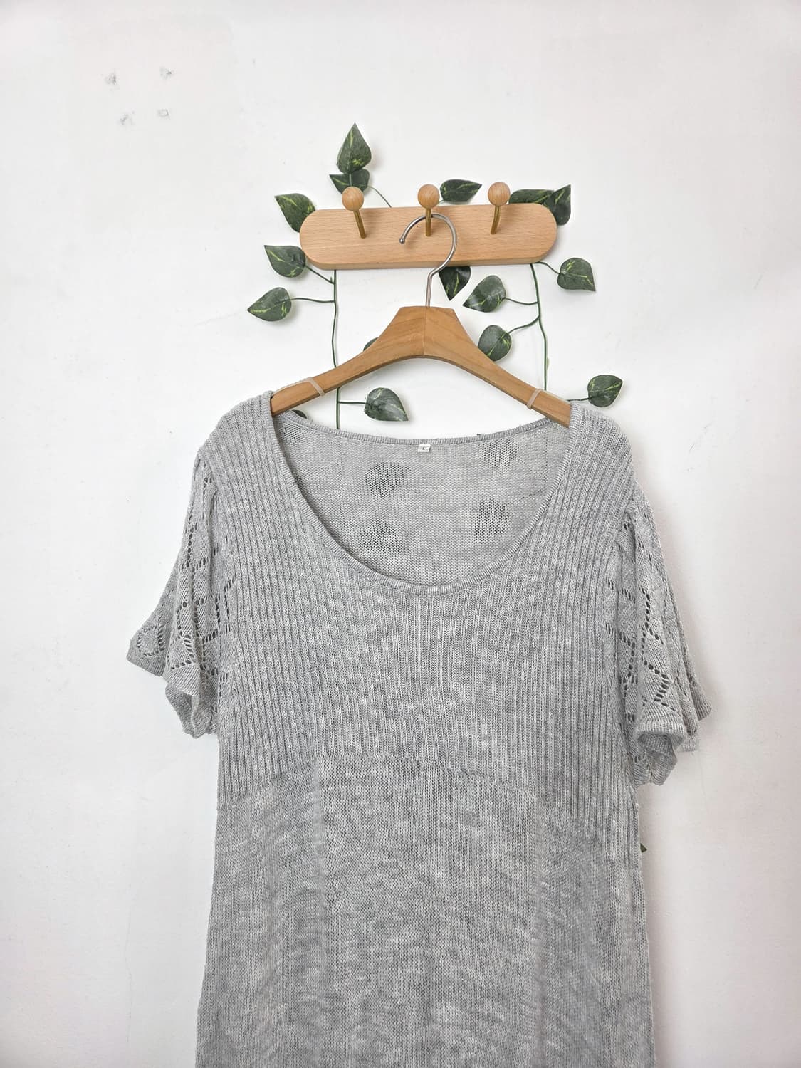 그레이 니트원피스 상품이미지2