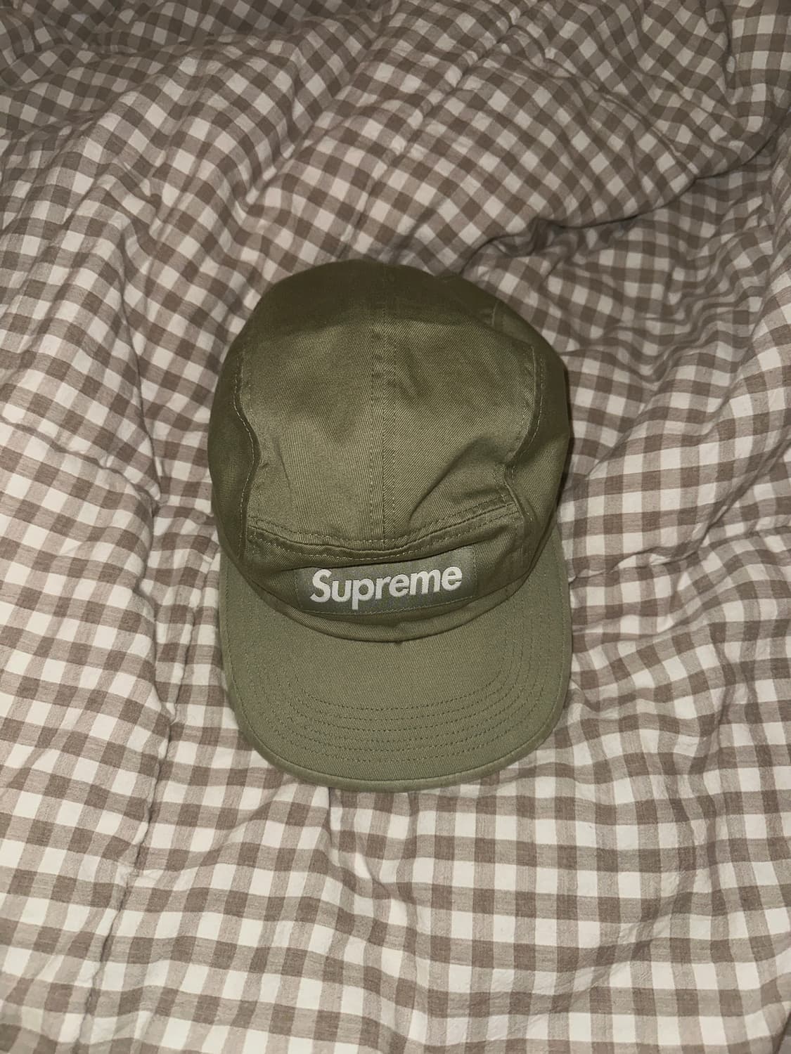 슈프림 캠프캡 라이트 올리브 상품이미지1