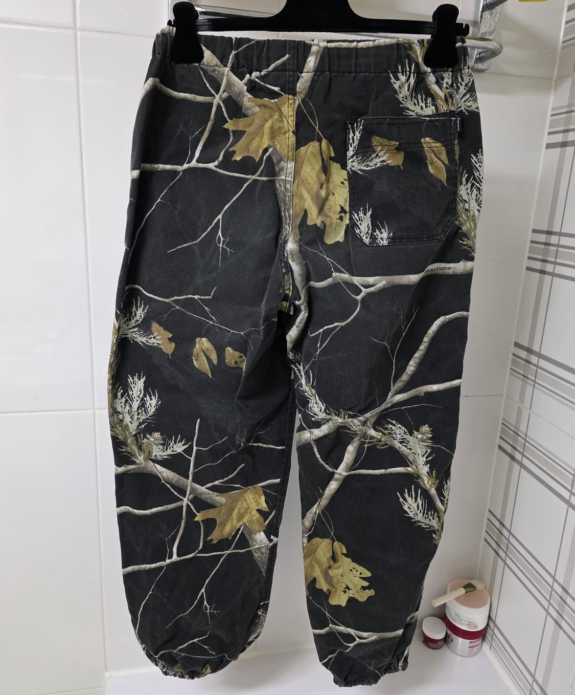 슈프림 리얼트리 카모 팬츠 블랙 상품이미지2