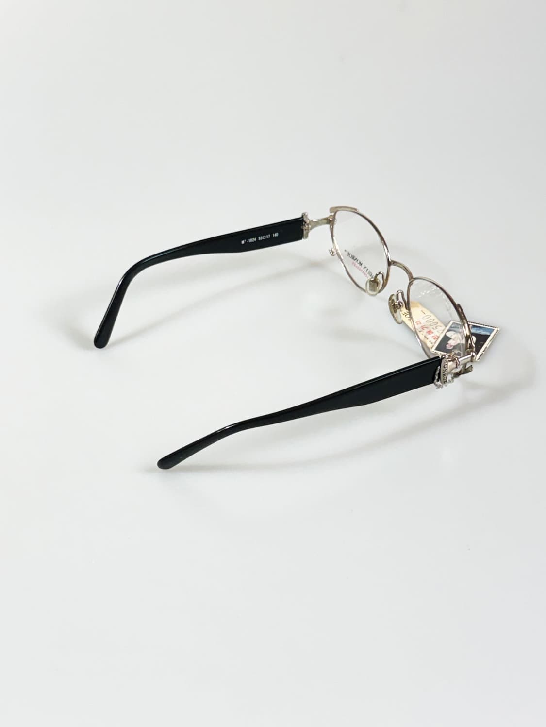 90s Marilyn Monroe 실버 오벌 슬림 프레임 빈티지 안경 상품이미지5