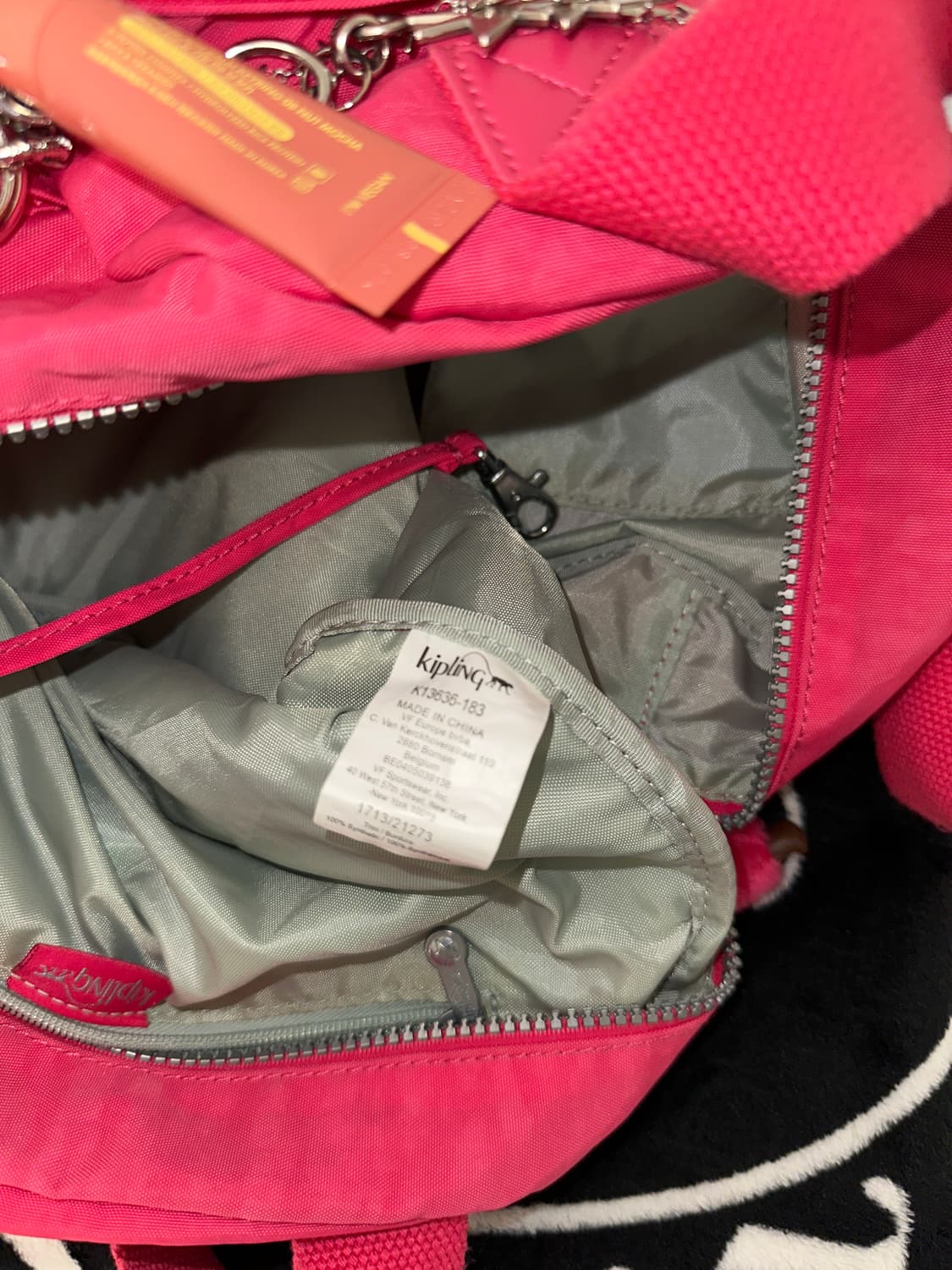 Kipling 고릴라&포켓 크로스백 핑크 상품이미지6