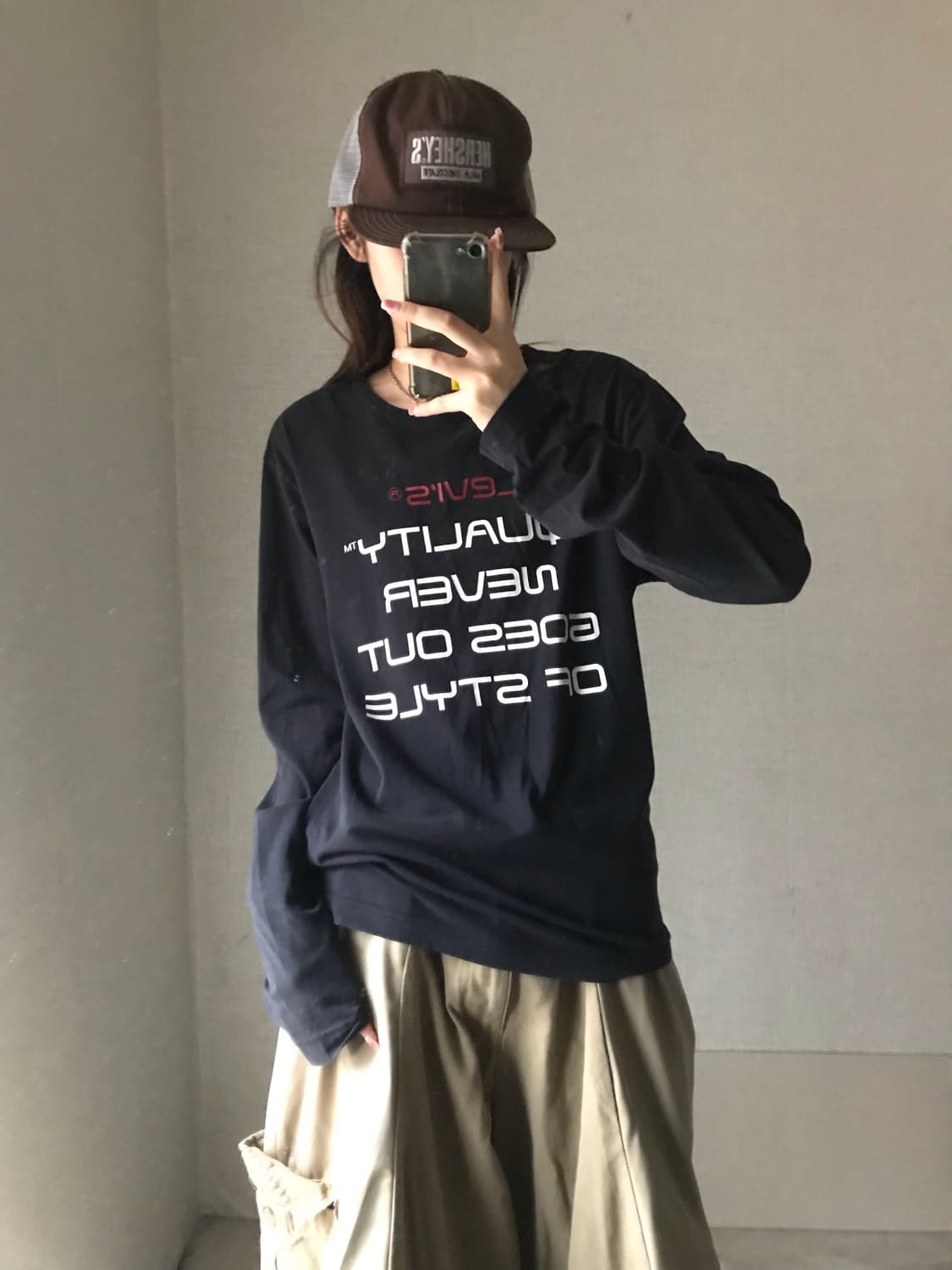 리바이스 로고 롱슬리브 상품이미지2
