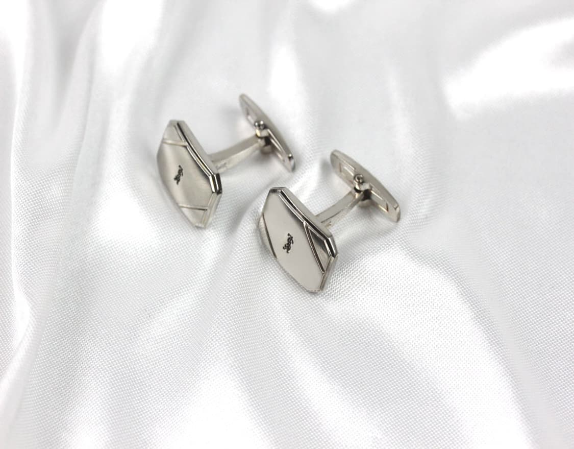 입생로랑 A-등급 남자 명품 커프스 빈티지 상품이미지2
