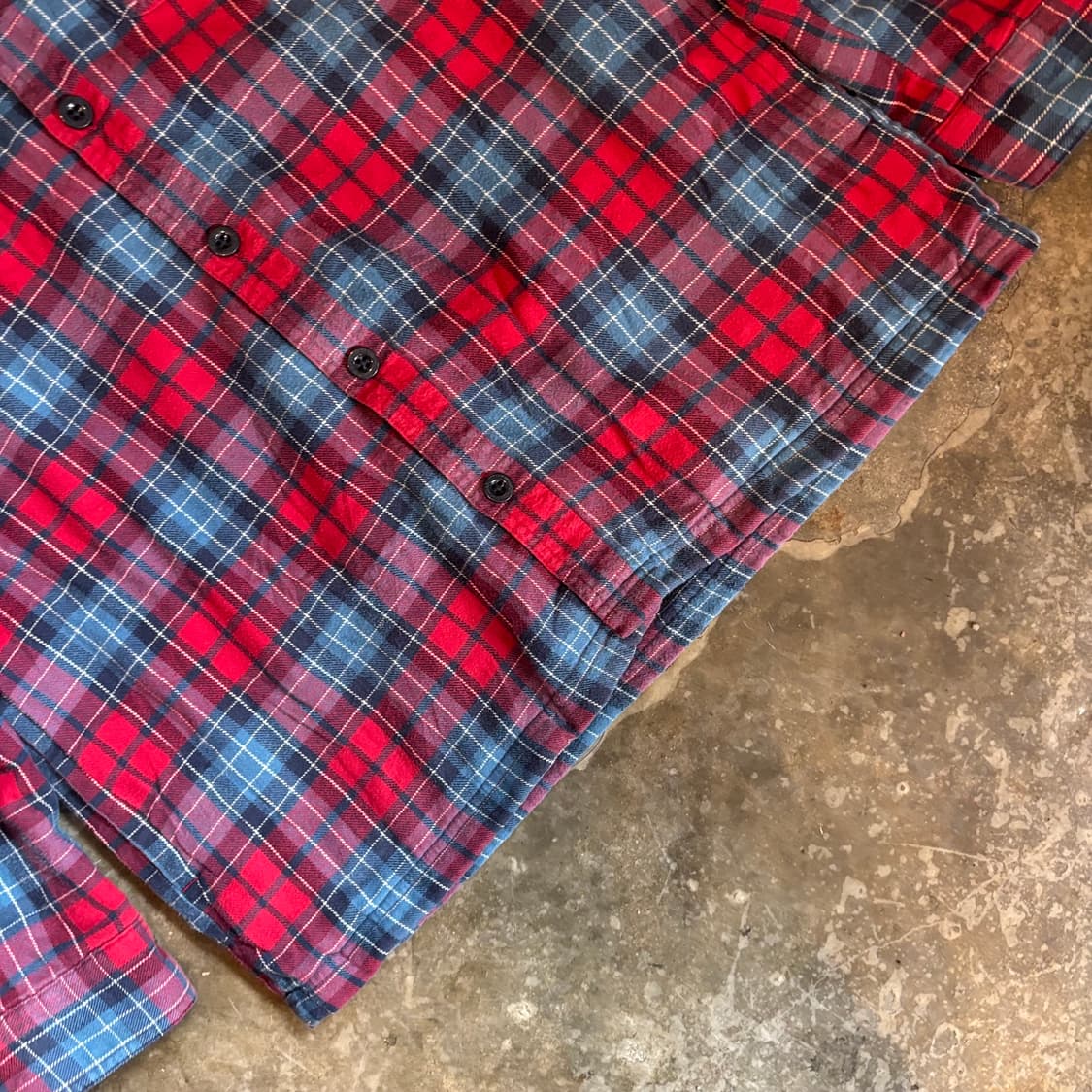 엘엘빈 플리스 라인드 플란넬 체크 셔츠 상품이미지6