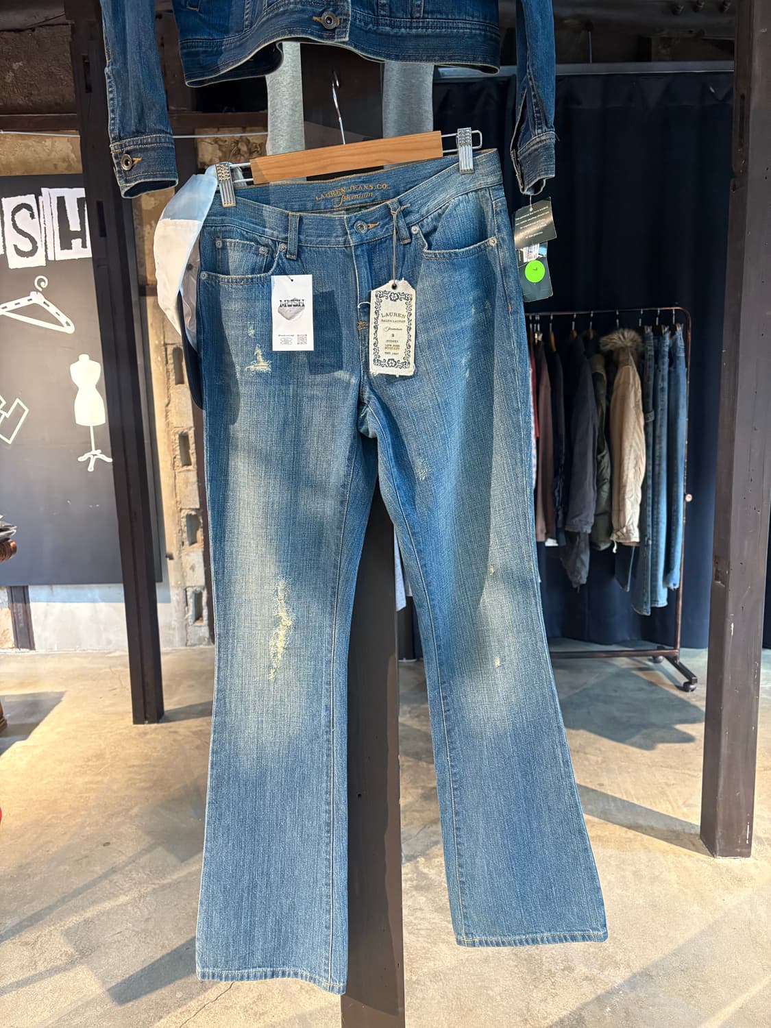 폴로 로렌 시드니 로우라이즈 부츠컷 데님팬츠 상품이미지1