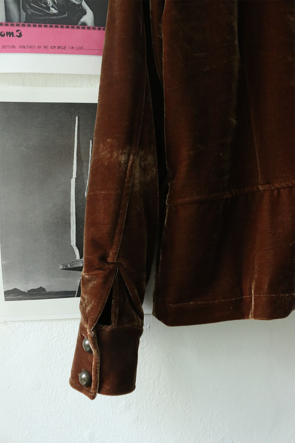 빈티지 브라운 벨벳 블레이저 자켓 상품이미지8