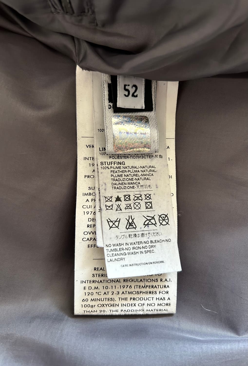 돌체앤가바나 워싱 가죽 패딩 상품이미지6