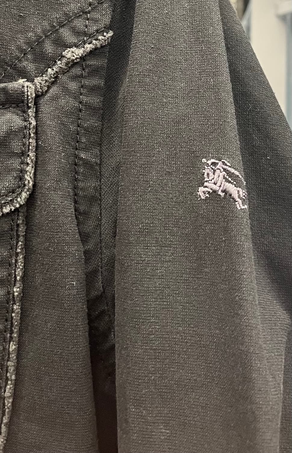 버버리 블랙 라벨 블랙 셔츠 자켓 상품이미지3