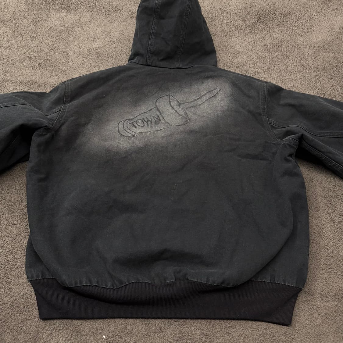 [ 정품/L ] 칼하트 j280 blk 덕액티브 후드 자켓 상품이미지3