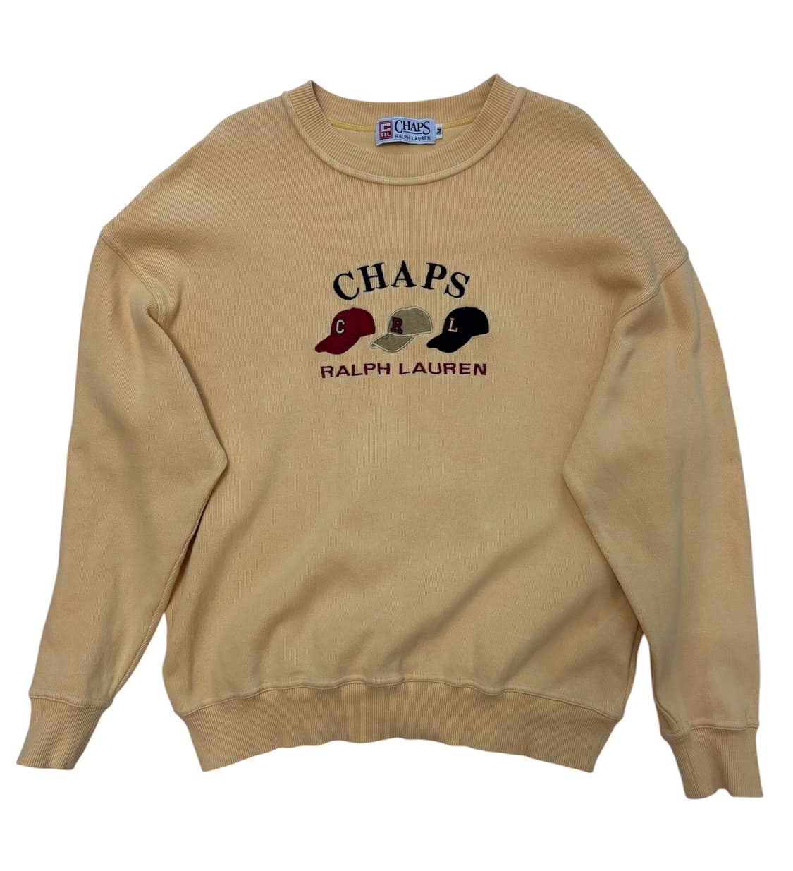 90s 챕스 랄프로렌 3-CAP 크루넥 셔츠 상품이미지7