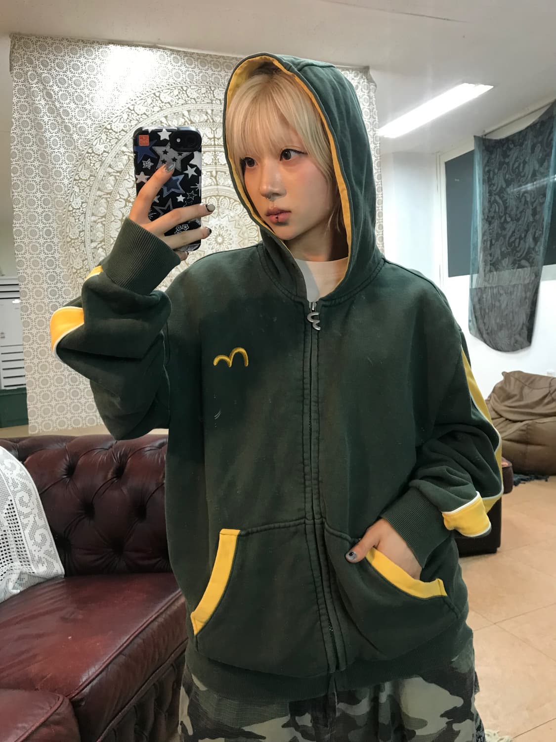 에비수 스트릿 후드집업  상품이미지1