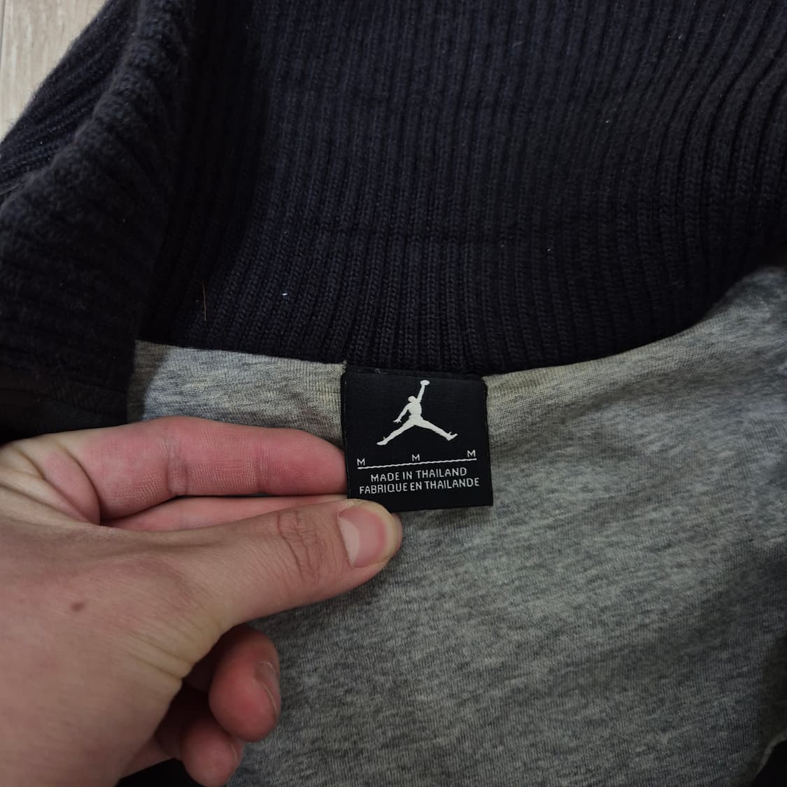 조던 점프맨 자수 로고 코튼 바람막이 집업자켓 M(95) 상품이미지5