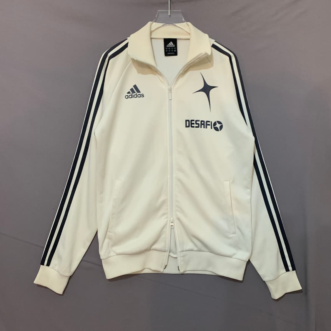 M 아디다스 DESAFI 화이트 유니크 트랙탑 져지 자켓 상품이미지1