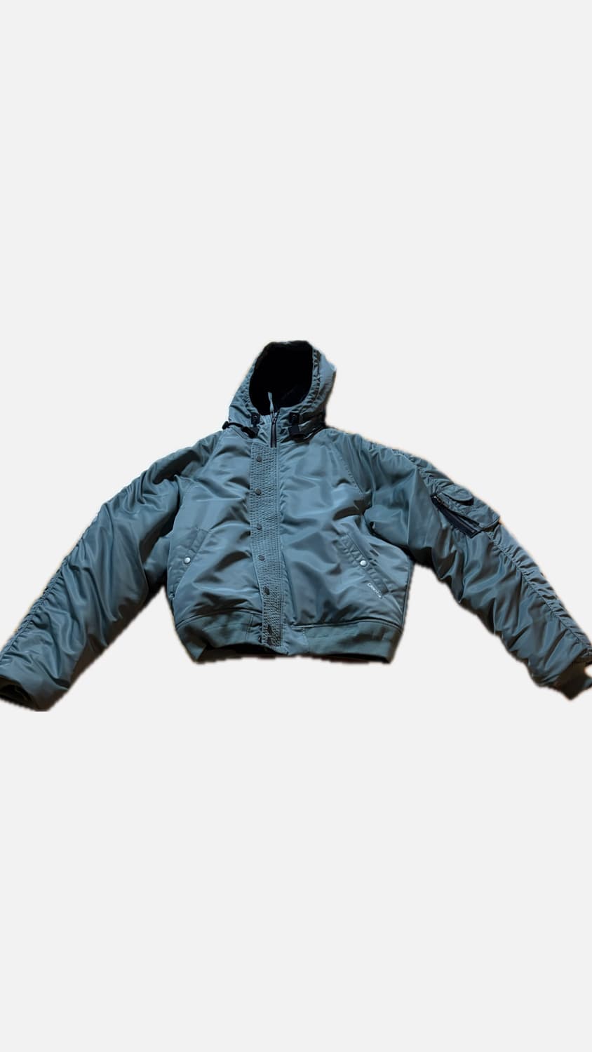 GJ107 리워크 N2B 나일론 숏 파카 (SAGE GREEN) 상품이미지3