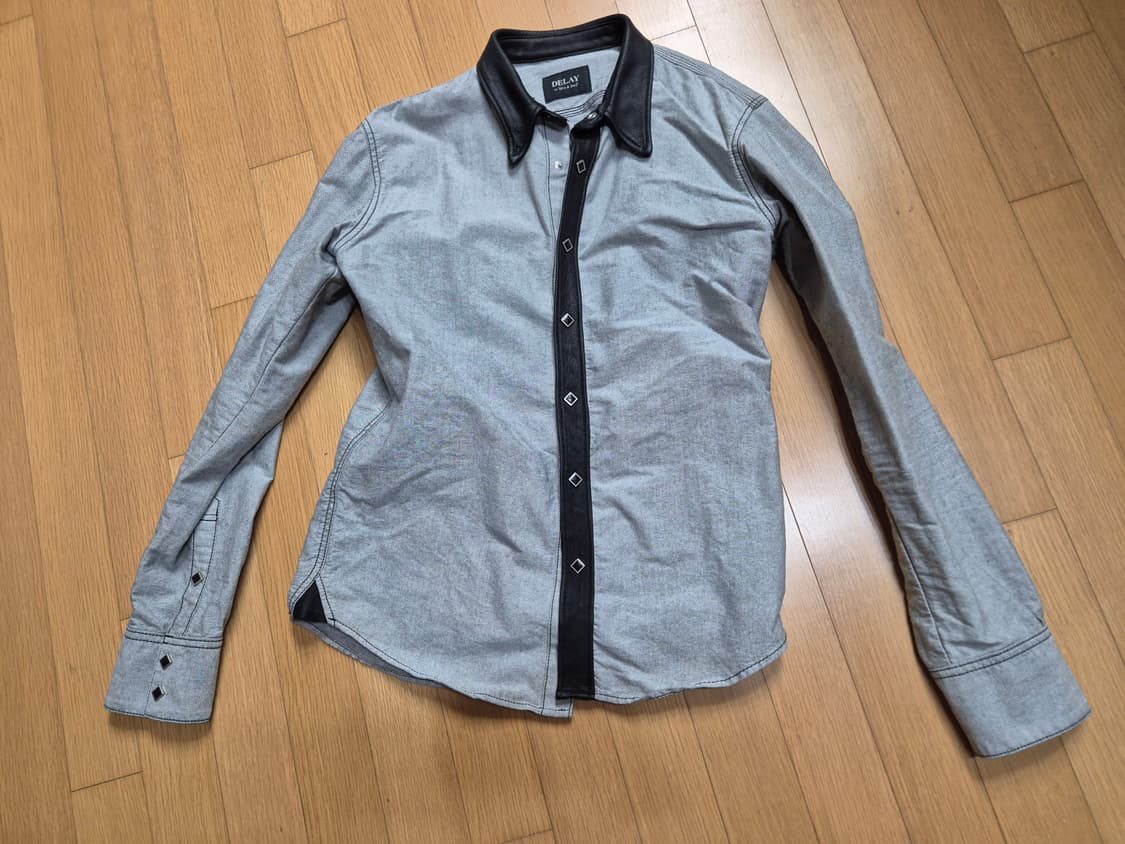 Delay by win & son 사슴가죽 트림 셔츠 상품이미지2