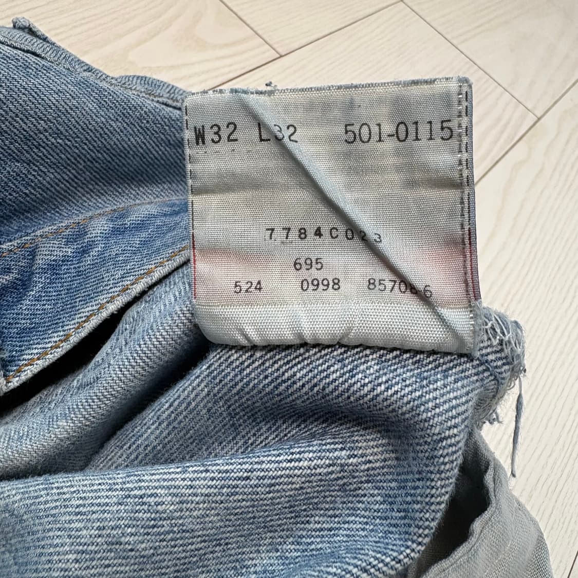 [32] 90s 리바이스 501 USA 미국산 청바지 상품이미지4