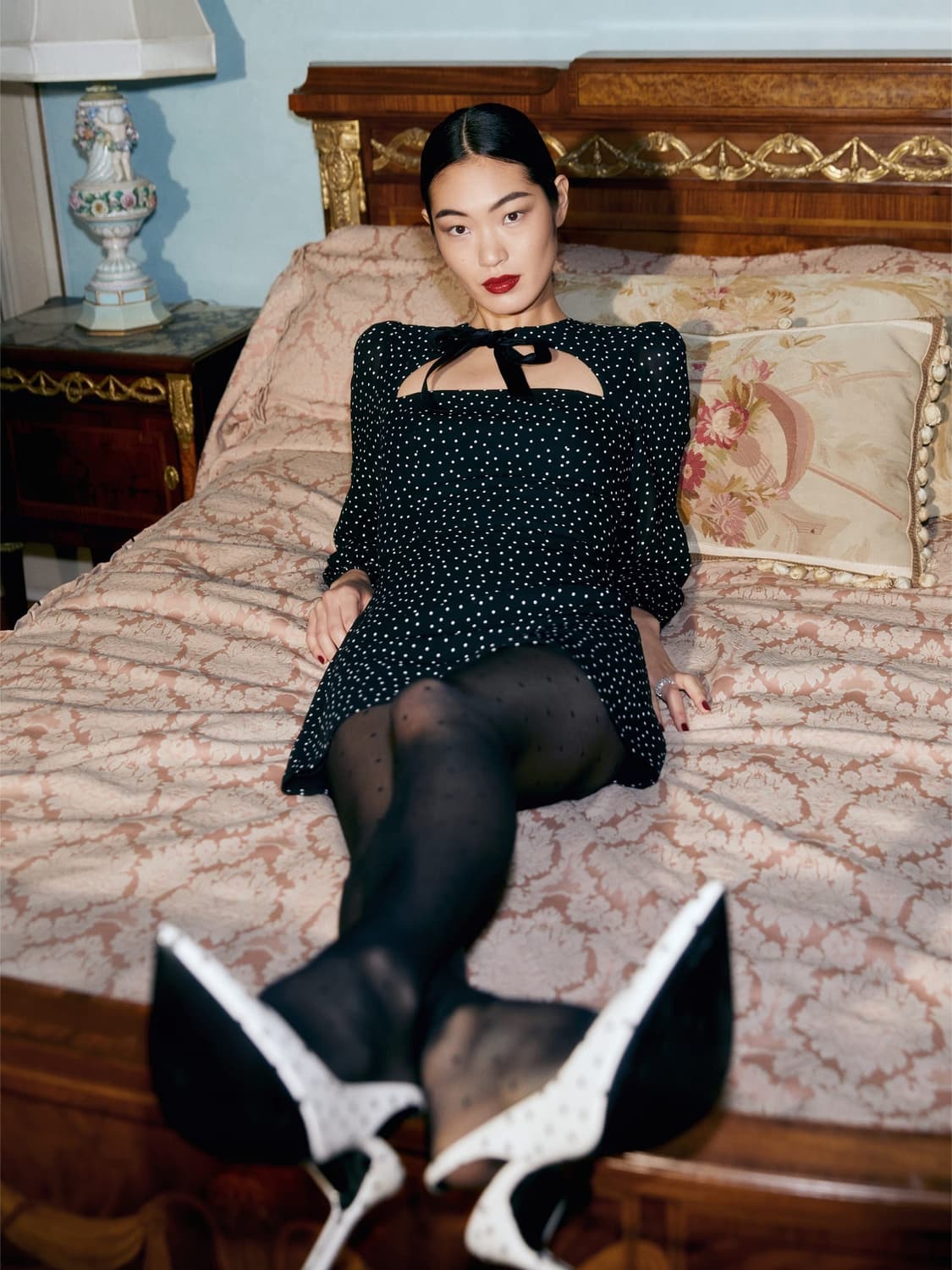 새상품 리포메이션 마티아 코튼 니트 미니 스커트입니다. XS 사이즈이며, 상품이미지5