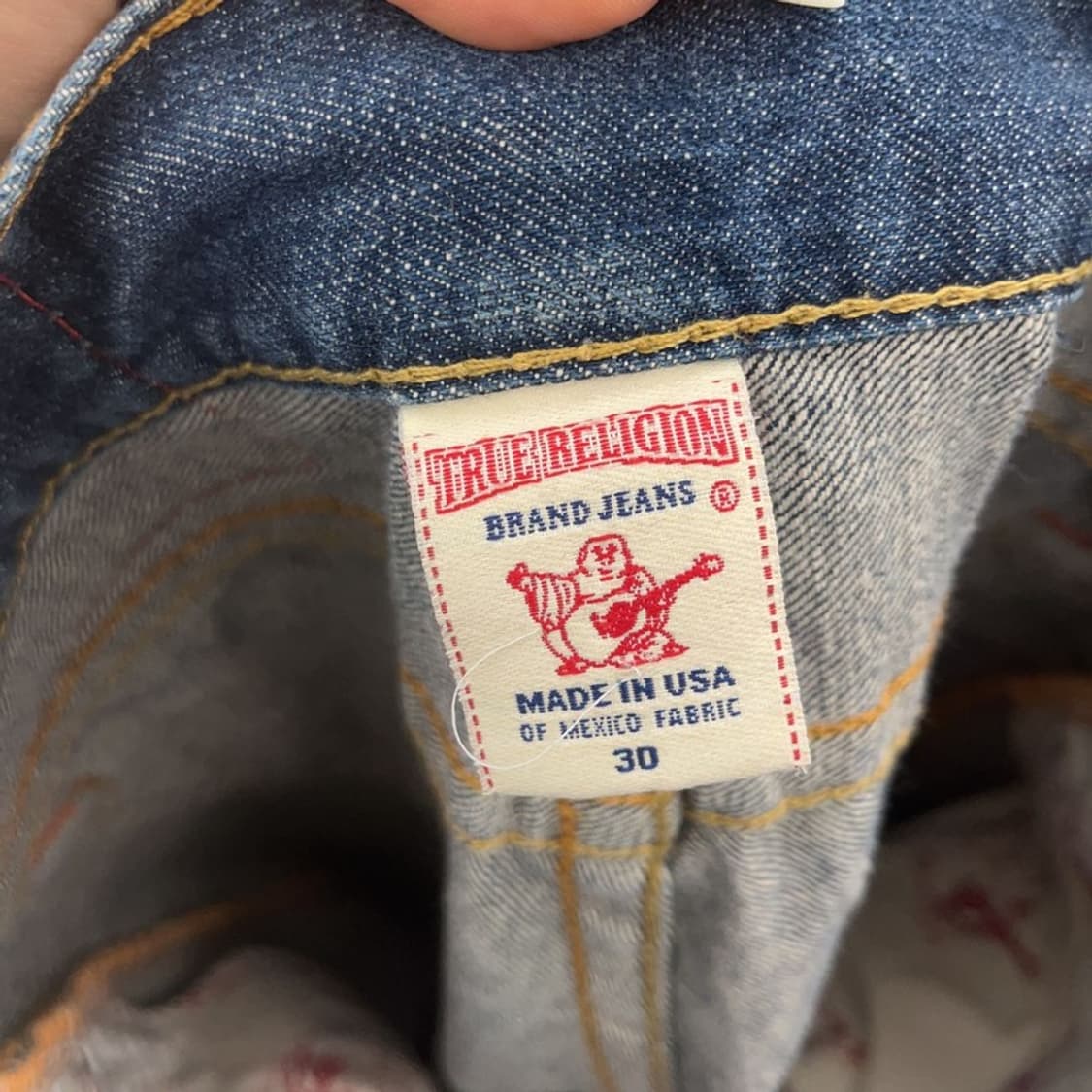 트루릴리전 BOBBY 빅티 레트로 빈티지 데님팬츠 34인치 C09166 상품이미지6
