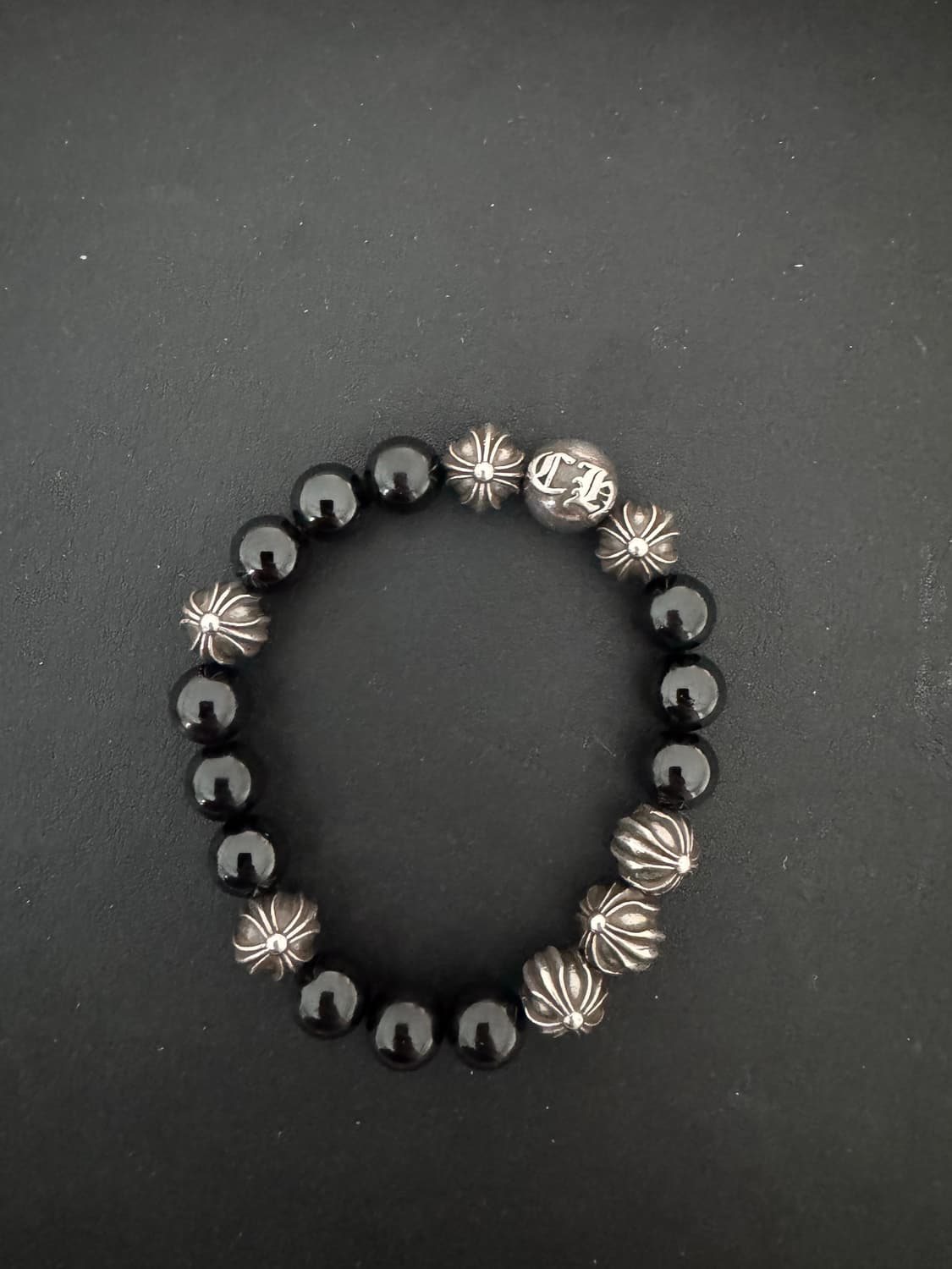 크롬하츠 비즈팔찌 (라지 10mm) 상품이미지1