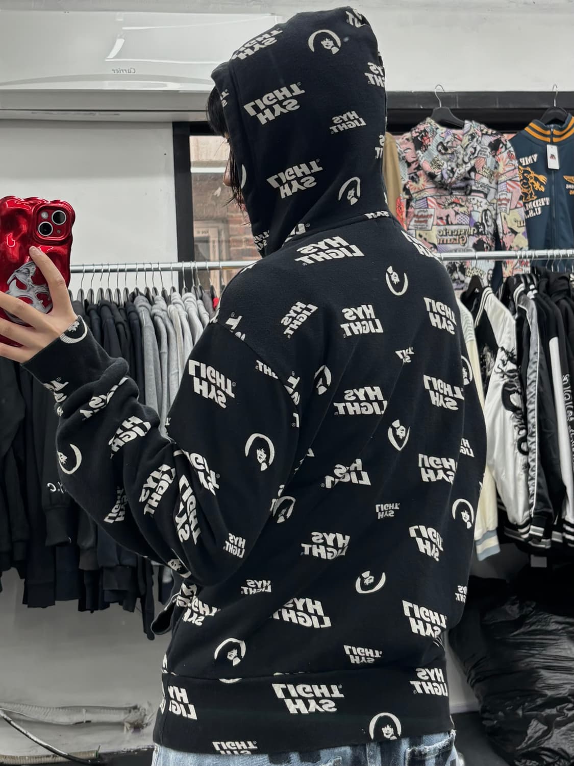 히스테릭 글래머 써클 걸 후드집업 상품이미지5