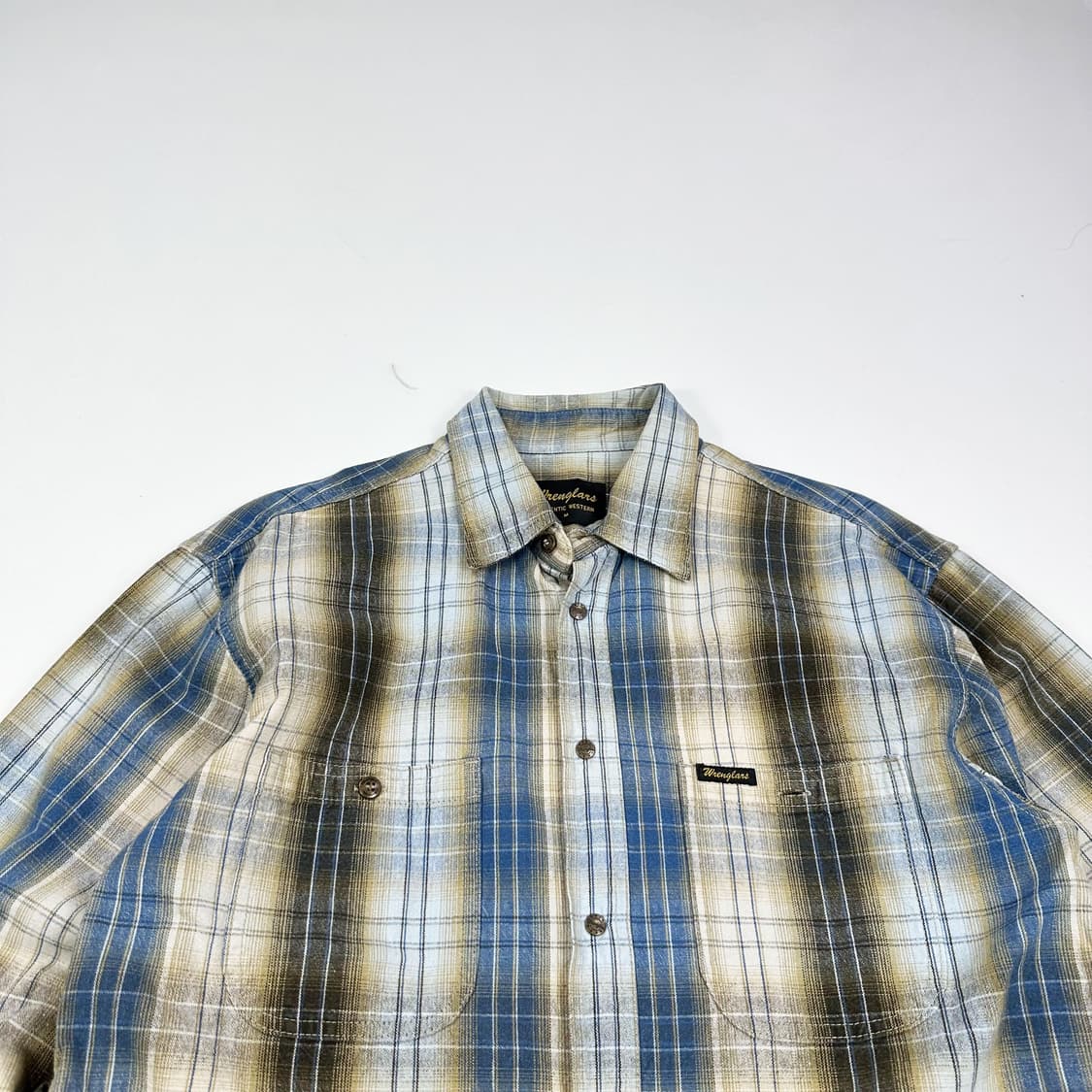 VTG 빈티지 체크패턴 웨스턴 셔츠 M 상품이미지2