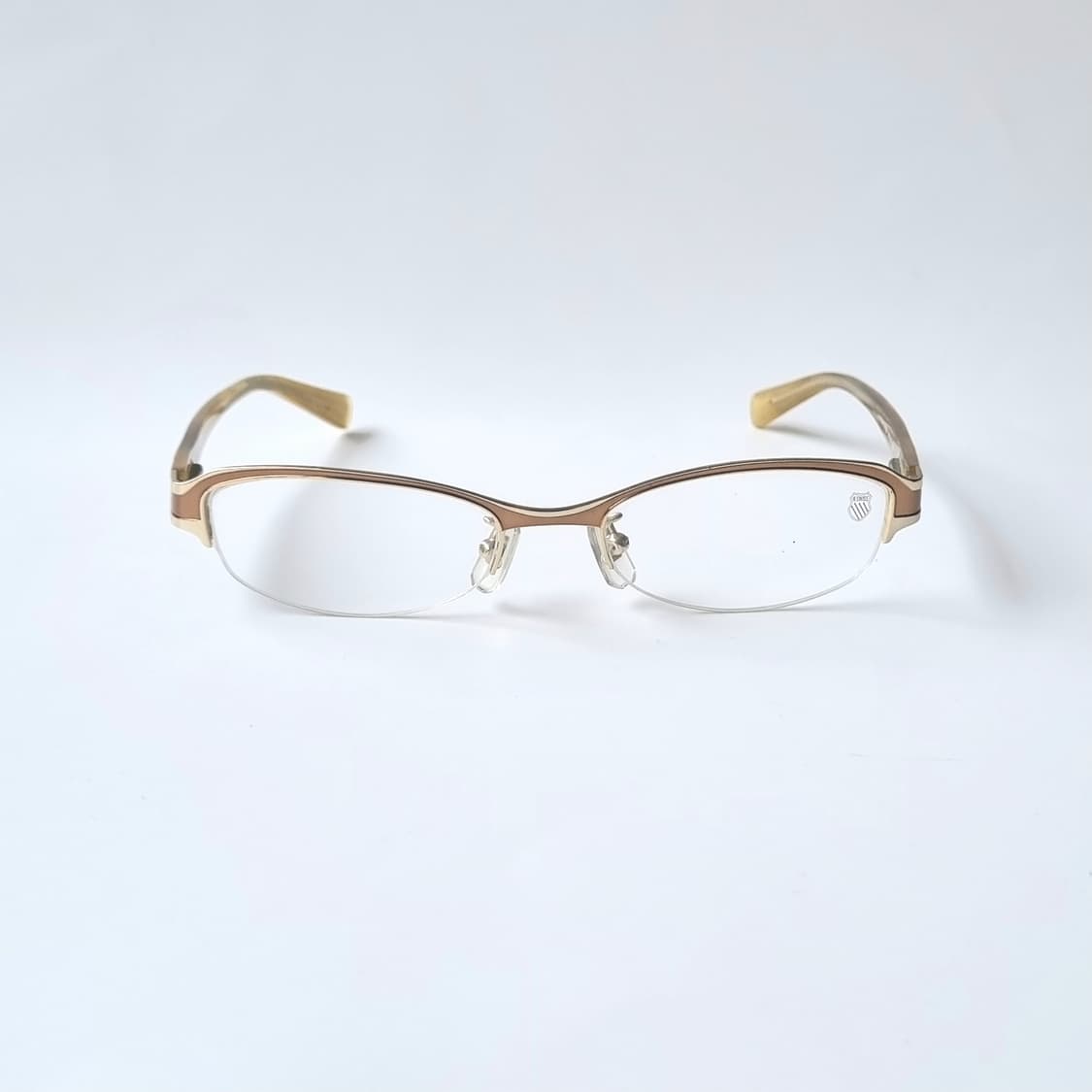 데드스탁  K-SWISS 반무테 텍스처 패턴 안경테 상품이미지1