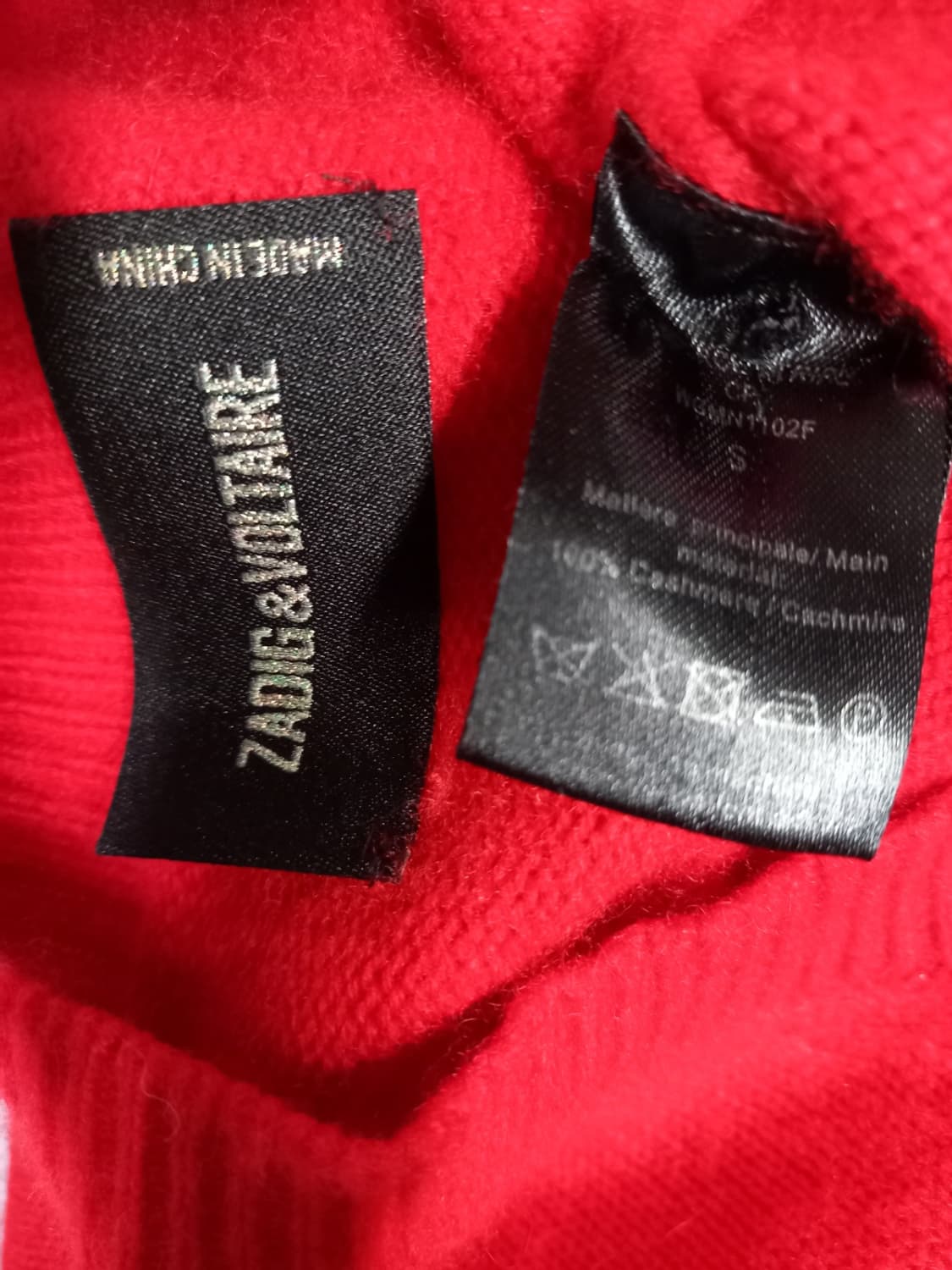 쟈딕앤볼테르 캐시미어블랜 니트블라우스 55 상품이미지10