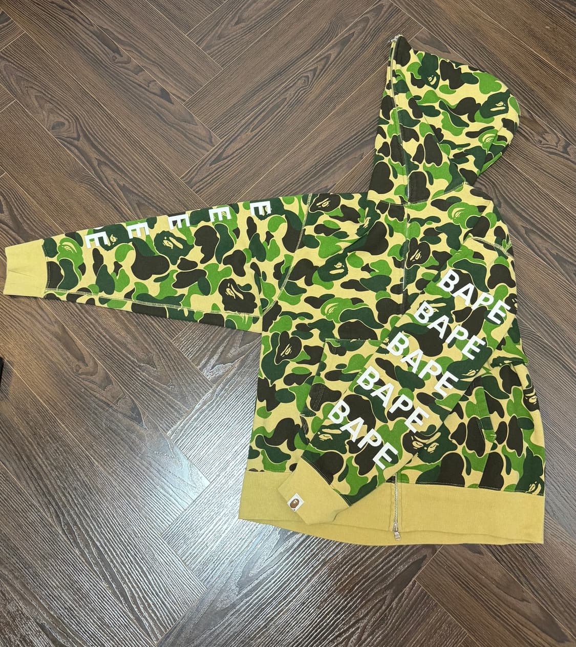 베이프 ABC 카모 녹계 OG M사이즈 상품이미지1