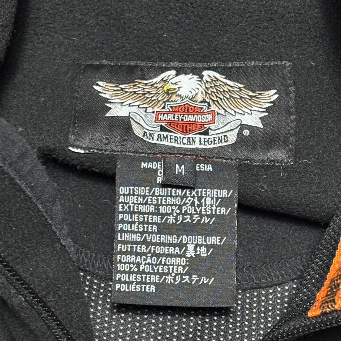 Harley-Davidson 블랙 플리스 상품이미지3