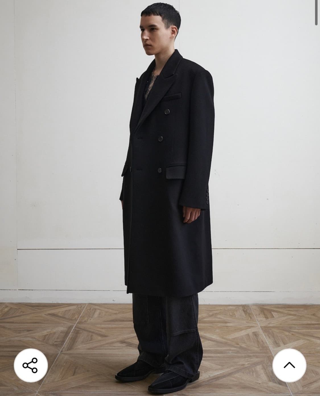 서피스 에디션 더블 브레스트 체스터 코트 XL 105 상품이미지2