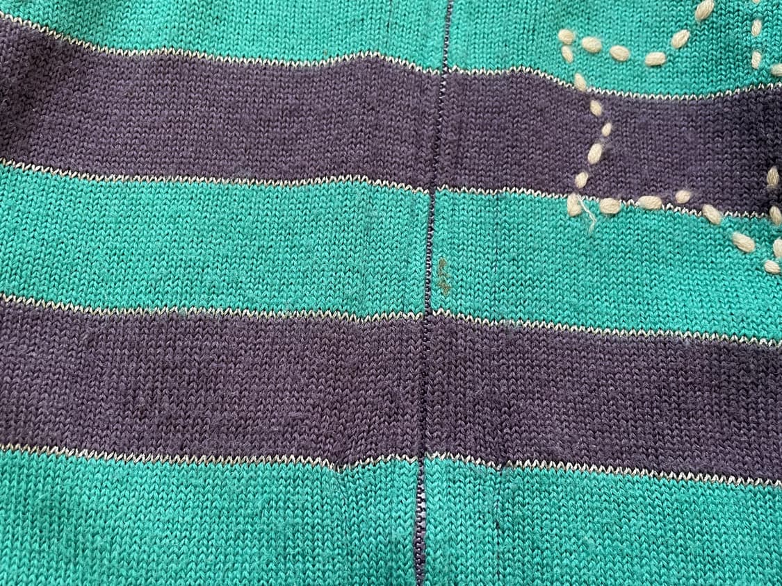 빈티지 키즈 스타 멀티 스트라이프 니트 후드 상품이미지3