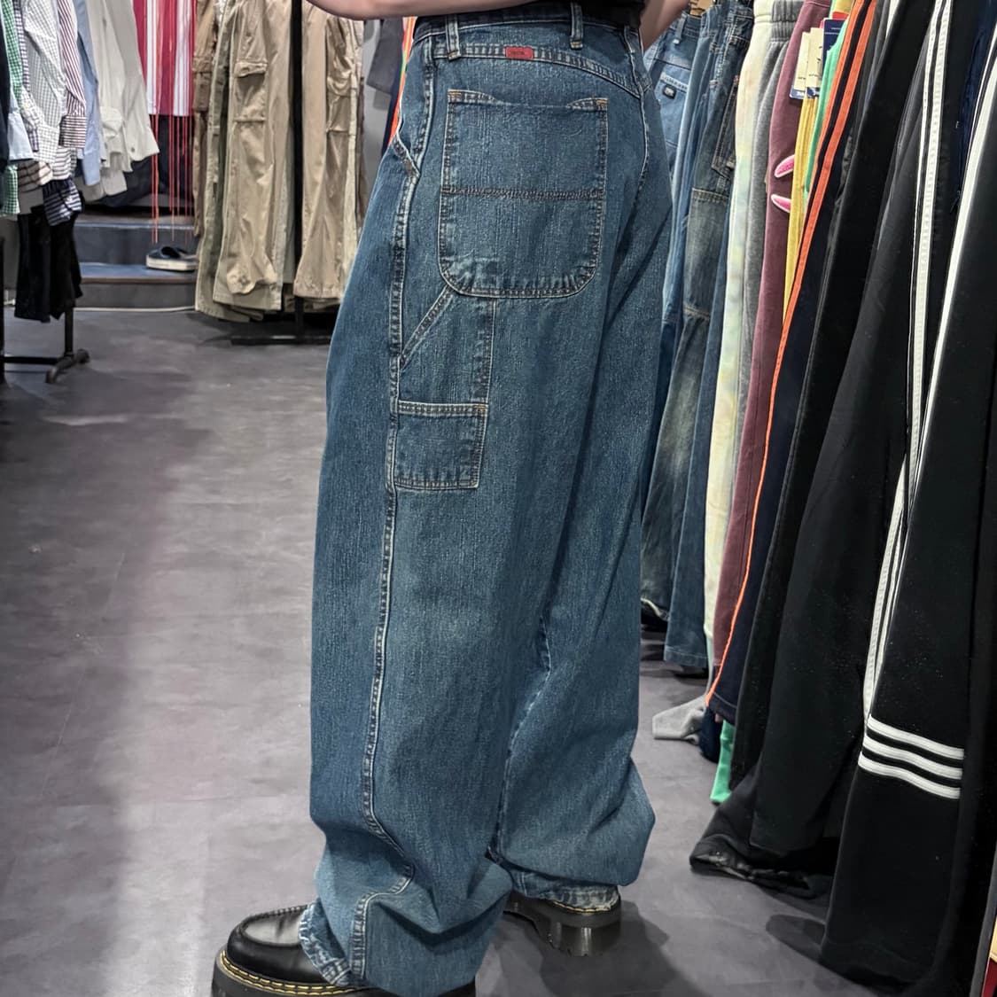[IM] Vtg 카펜터 데님팬츠 중청 상품이미지4