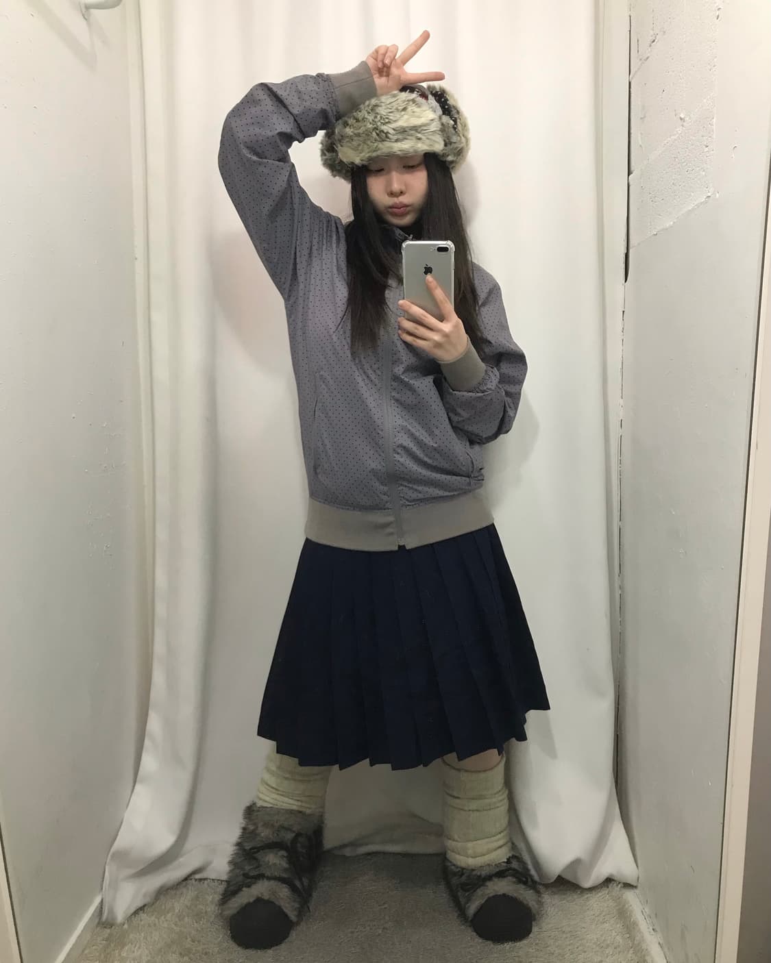 도트 바람막이 코디 세트 🤍 상품이미지2