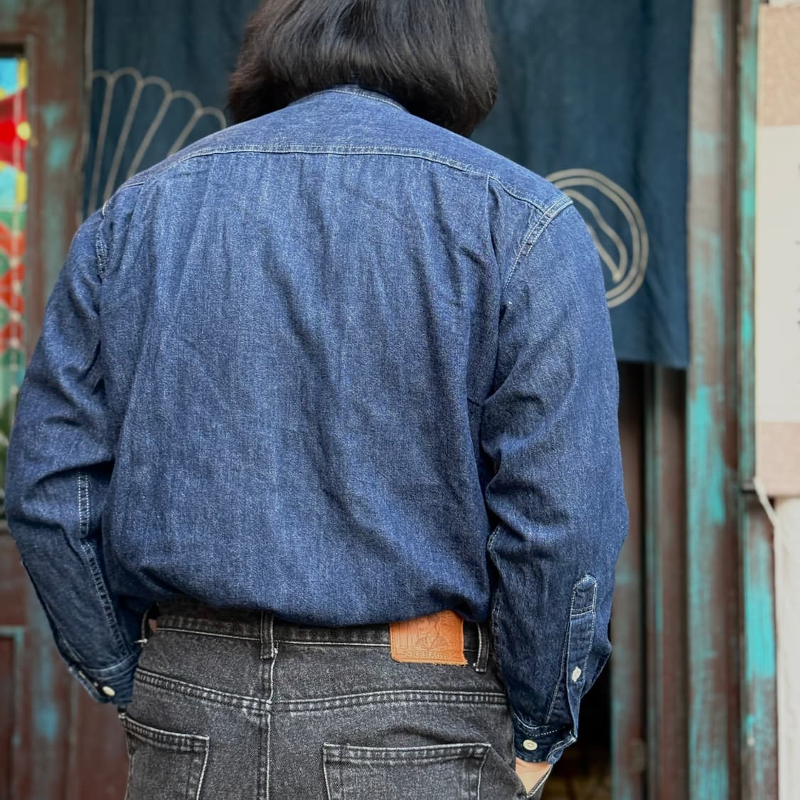 유니클로 재팬 데님 워크셔츠 M 상품이미지9