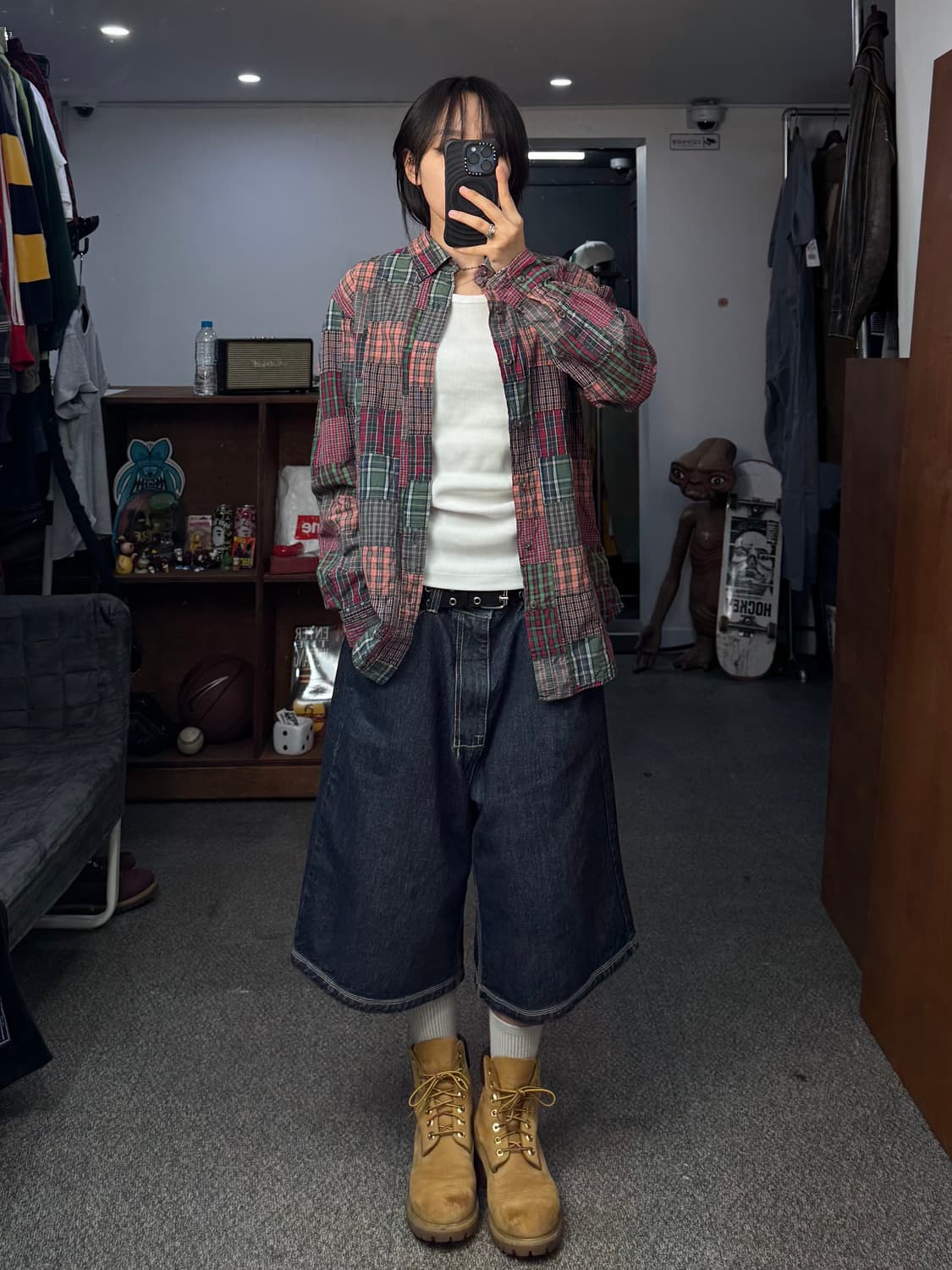 폴로 랄프로렌 마드라스 패치워크 셔츠 상품이미지7