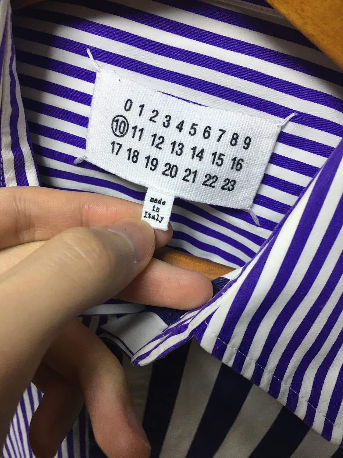 마르지엘라 디스트레스드  셔츠  상품이미지5