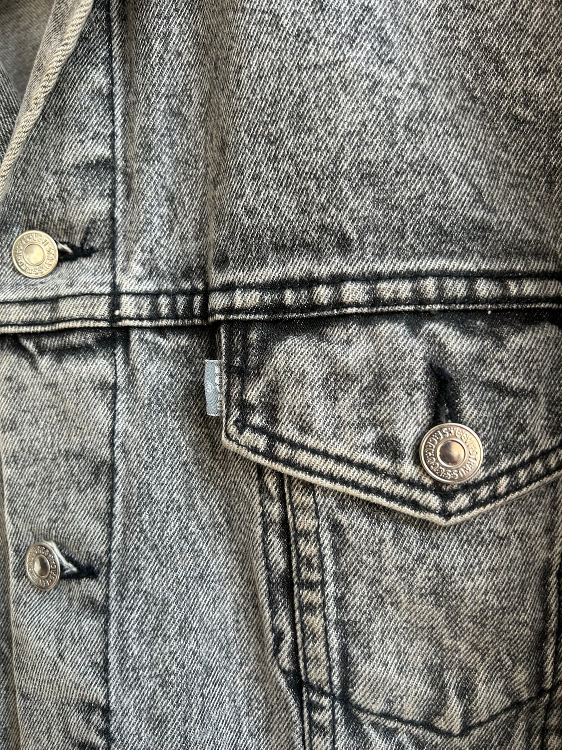 80‘s 리바이스 스톤워싱 트러커자켓 상품이미지3