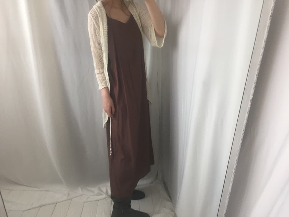 349. dry rose long slip dress 상품이미지7
