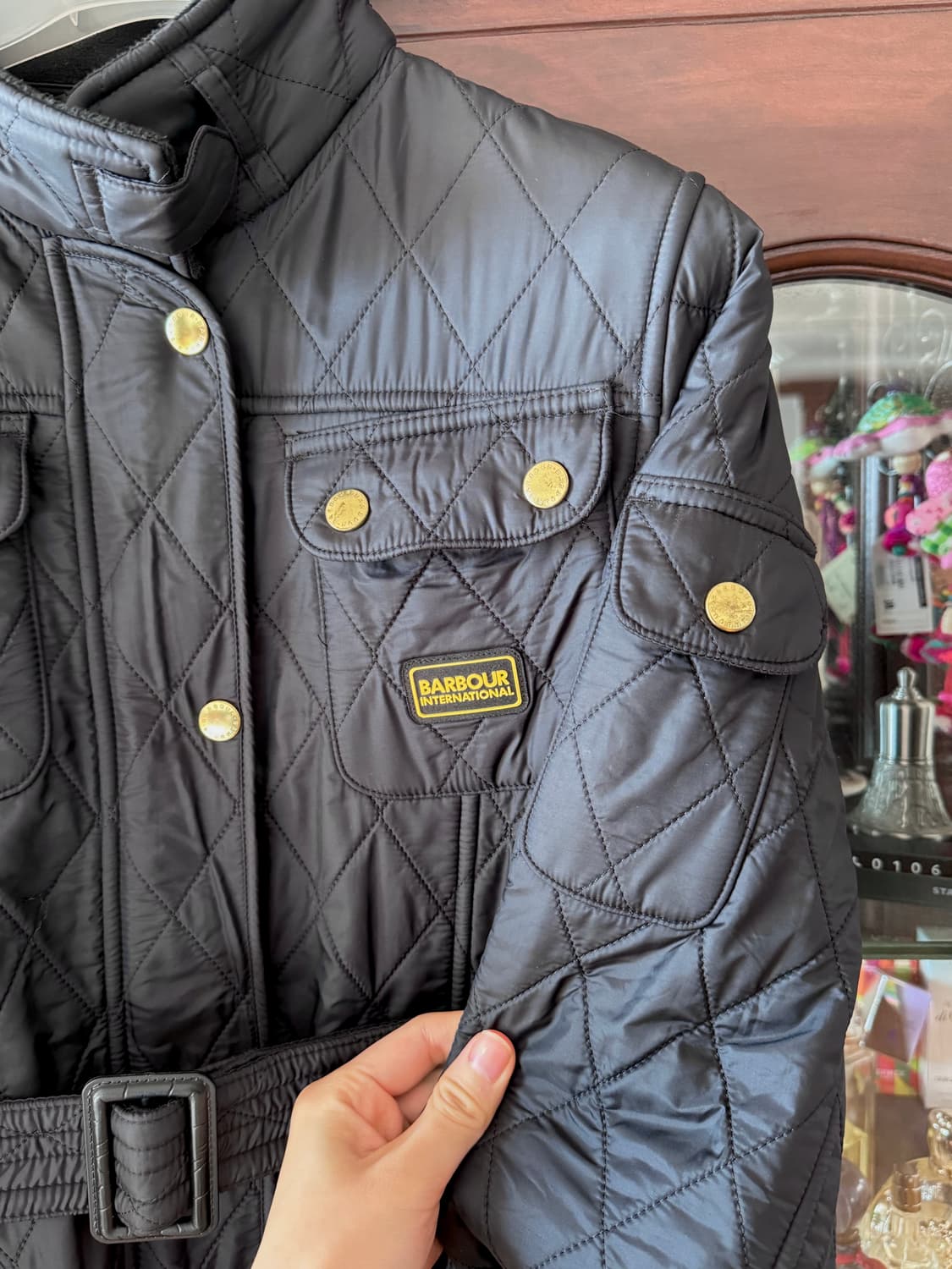 바버 인터내셔널 퀼팅 자켓 운포 상품이미지4