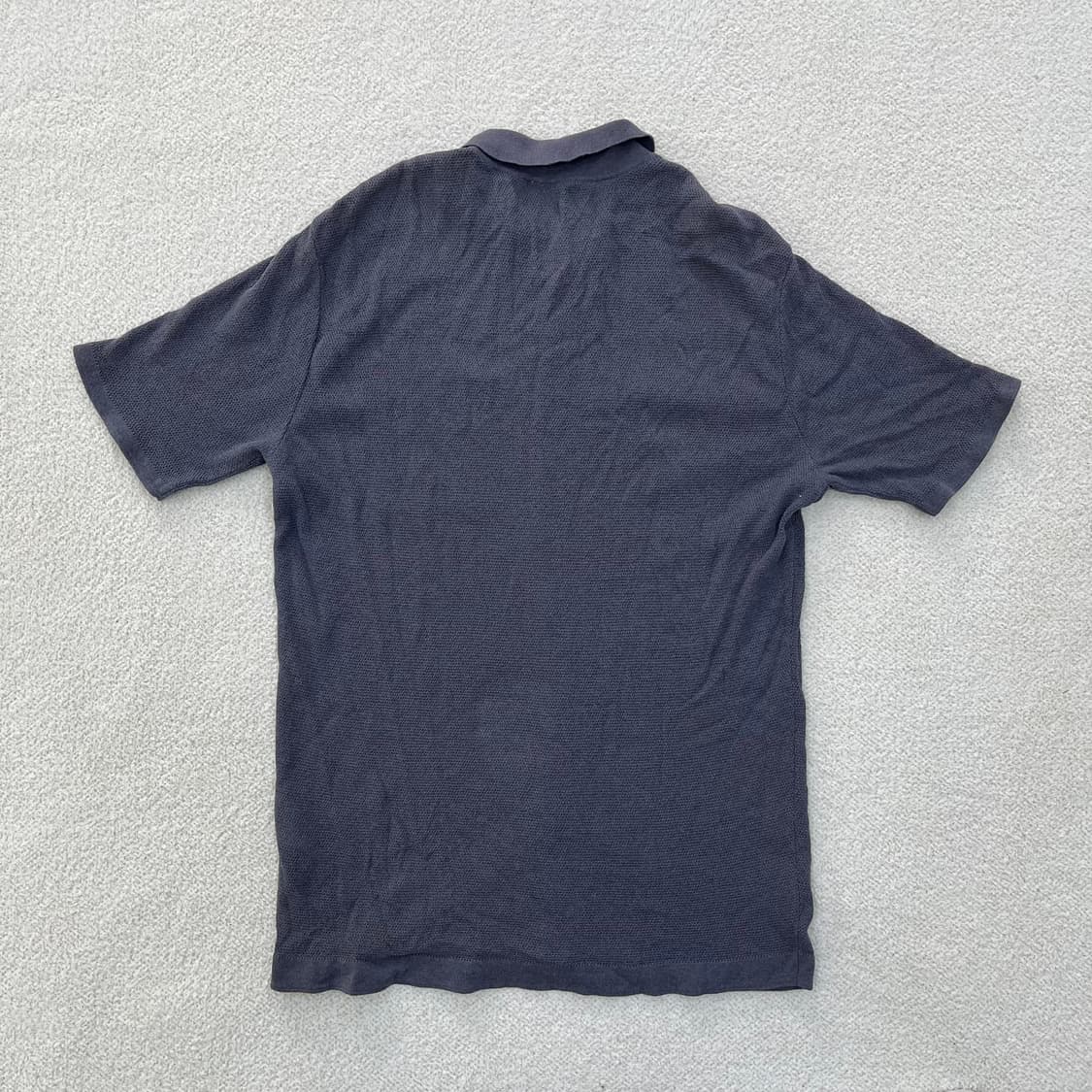 100 빈티지 포켓 반팔 니트 셔츠 0304M 상품이미지3