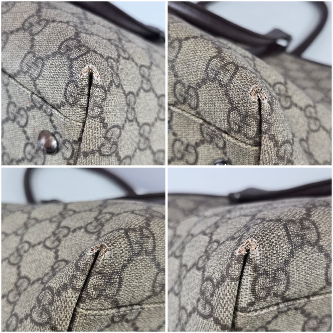 GUCCI 구찌 GG 수프림 PVC 숄더백 쇼퍼백 토트백 가방 정품 상품이미지8