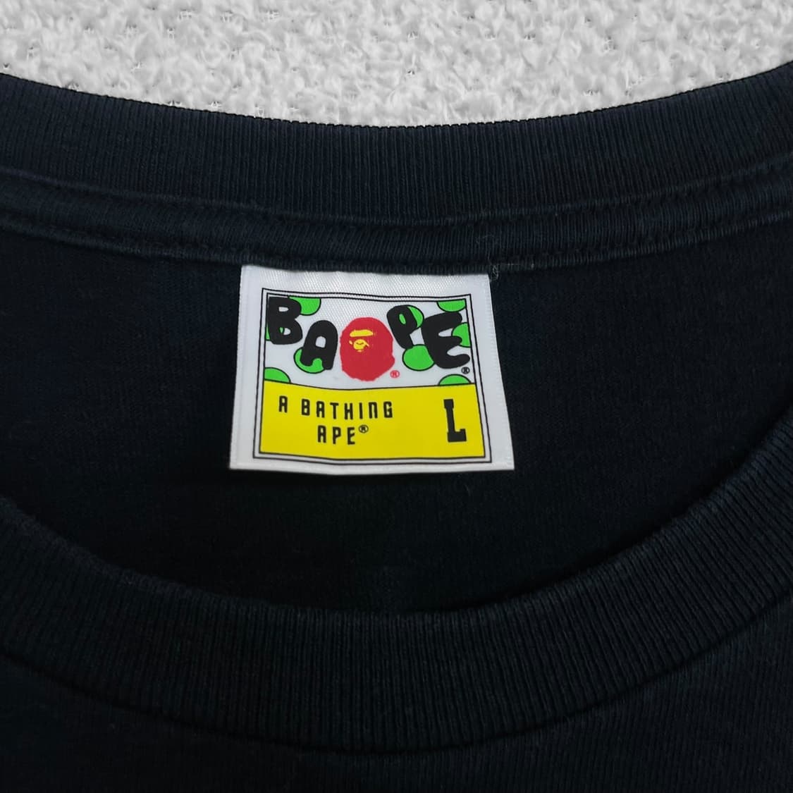 베이프 Bape 솔저 반팔 티셔츠 블랙 상품이미지6
