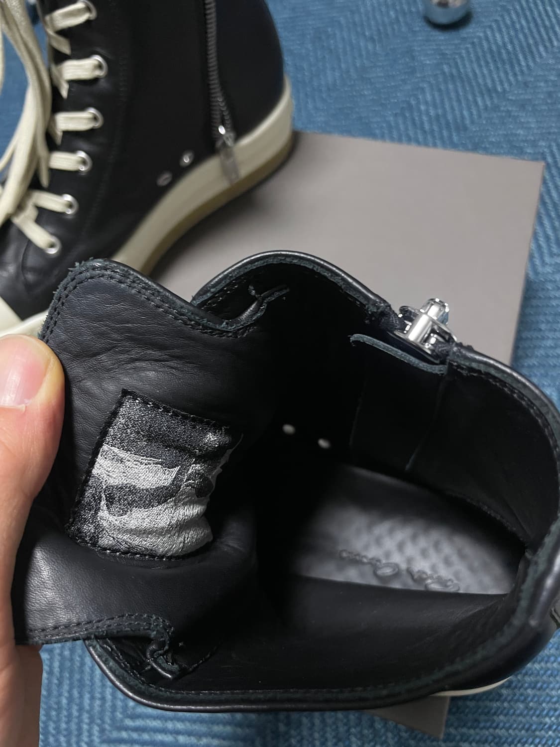 [43] 릭오웬스 25FW 라몬즈 하이 크레페솔 상품이미지2