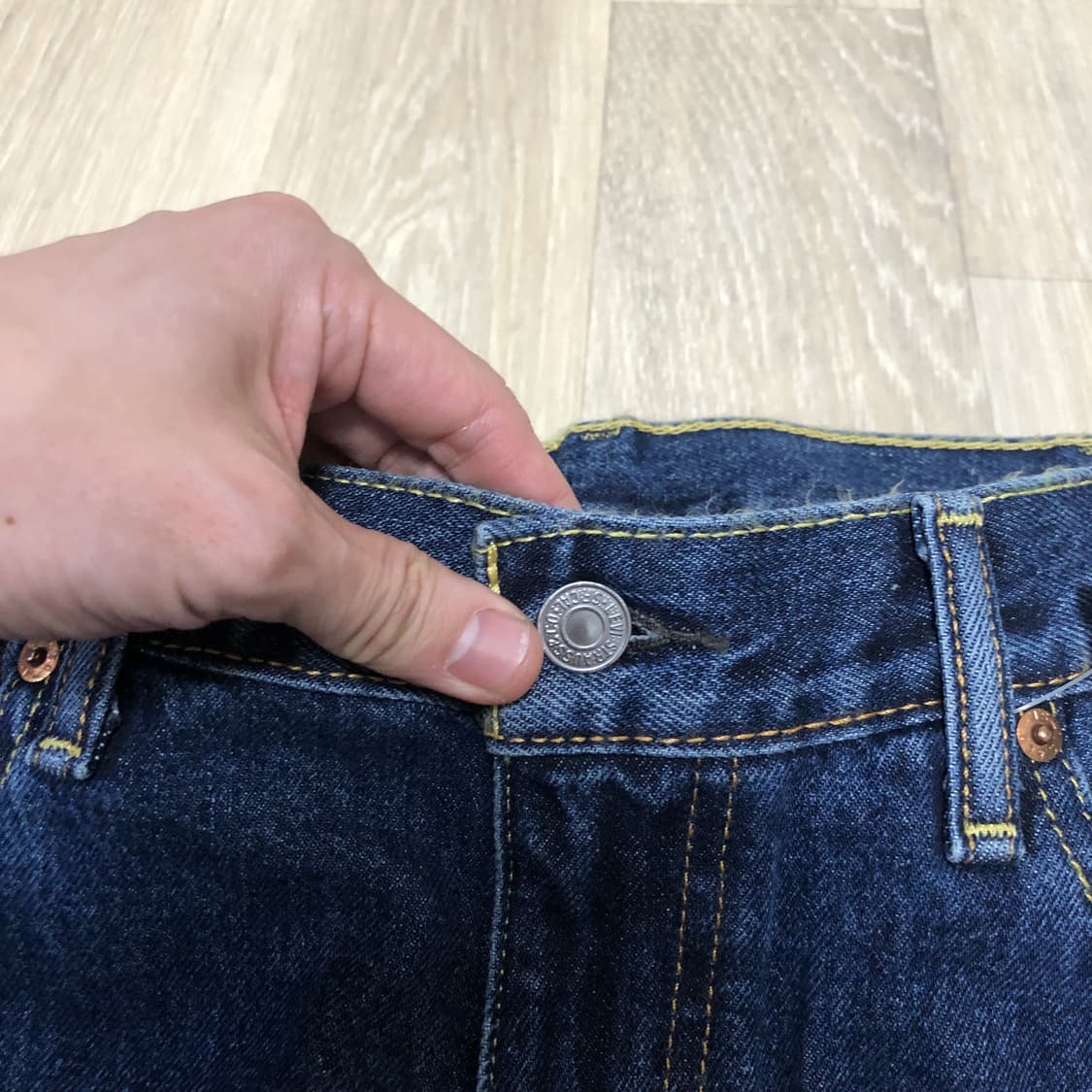 (38) 새상품 리바이스 Levi's 505 레귤러핏 중청 데님 상품이미지5