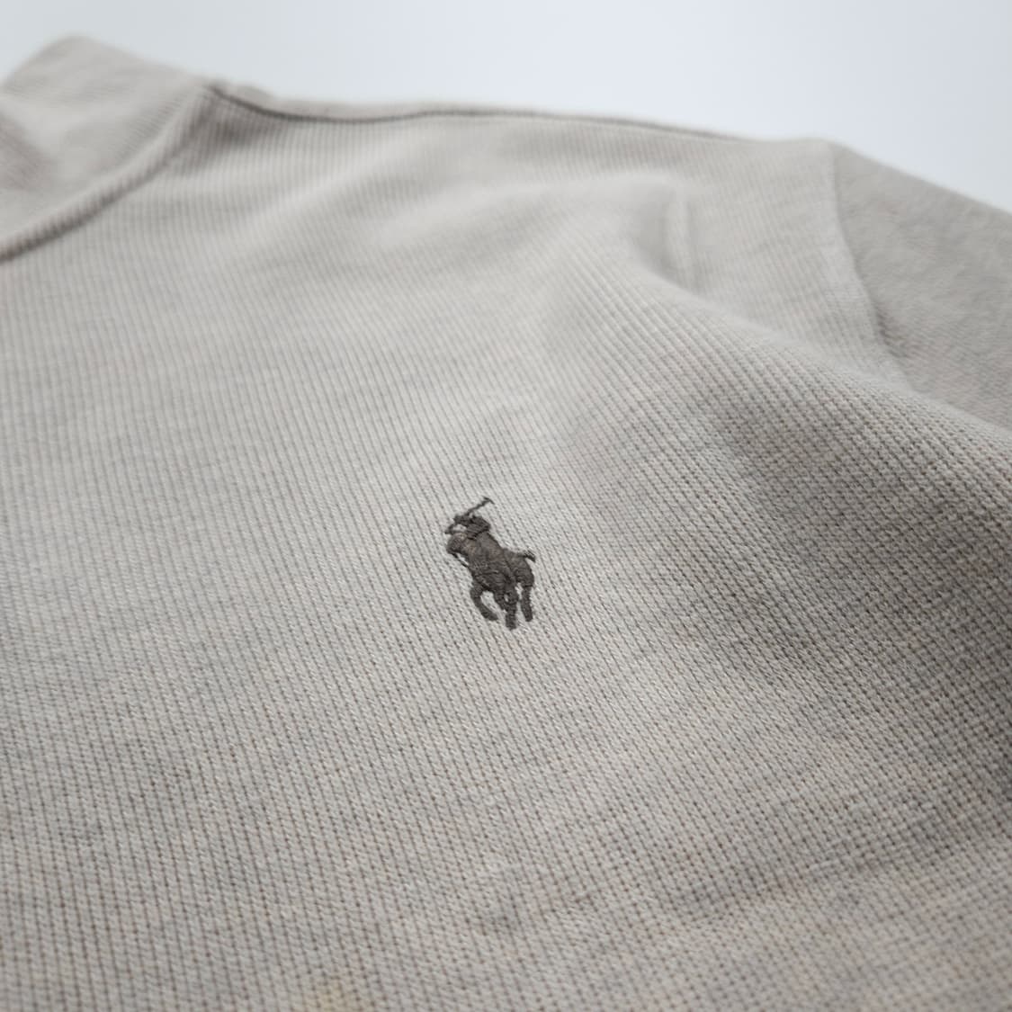 폴로 랄프로렌 신형 포니 로고 쿼터집업 니트 (L) 상품이미지3