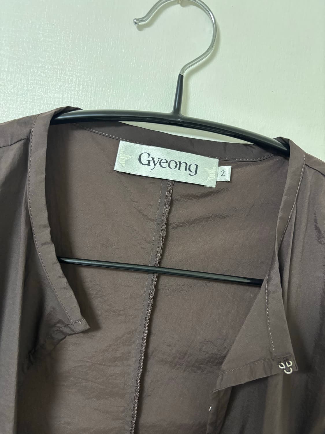 경 (Gyeong) Sheer Jacket Brown 2사이즈 상품이미지6