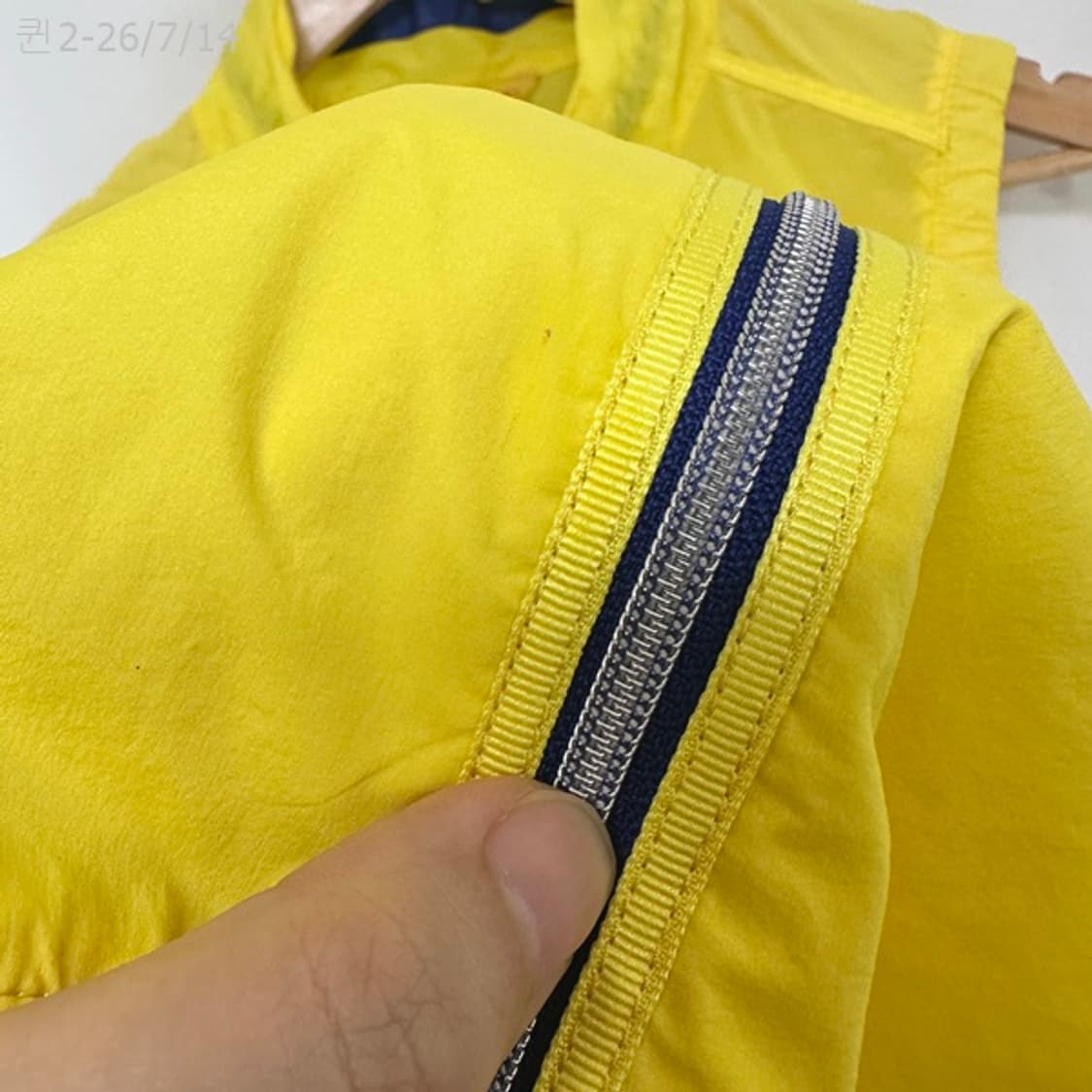 루이까스텔 여자 골프 얇은 조끼 옐로우 95 상품이미지4